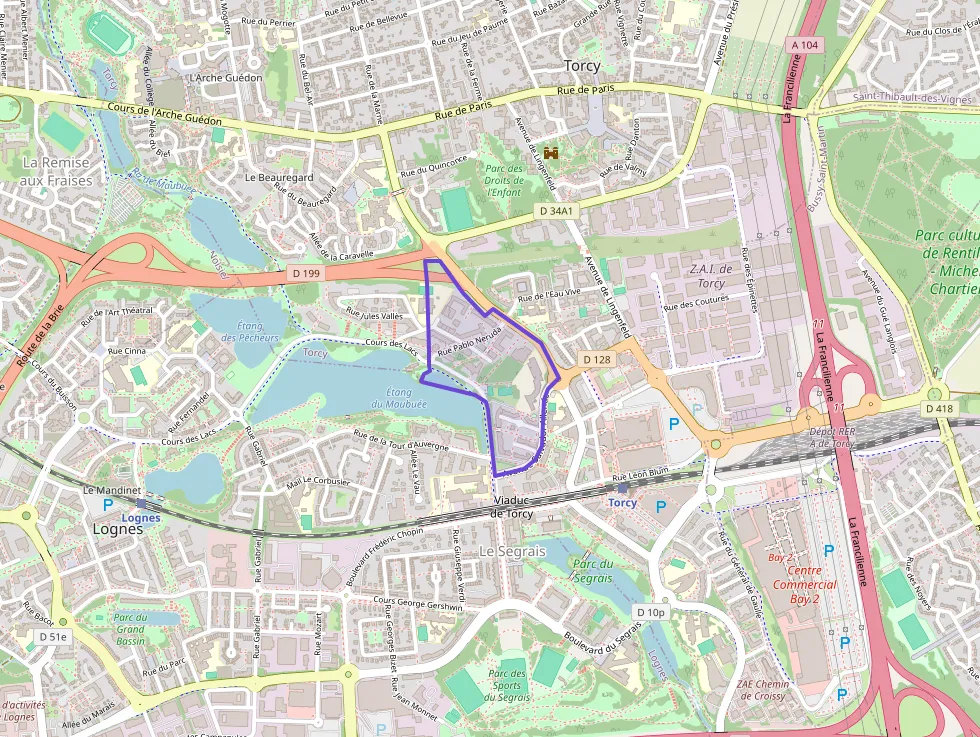 Appartement 45 m² deux pieces à vendre à Torcy