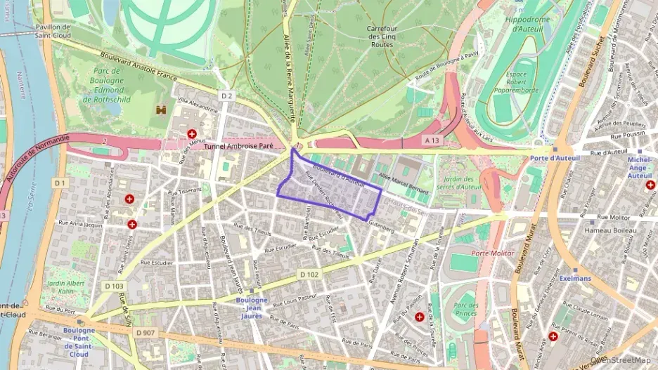 Appartement 102 m² cinq pièces à vendre à Boulogne-Billancourt