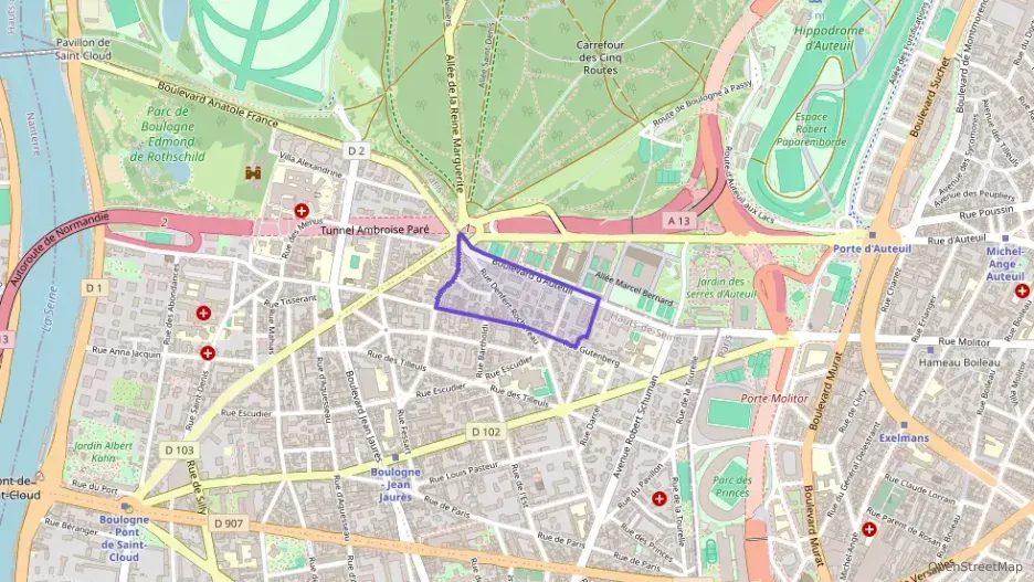 Appartement 121 m² trois pièces à vendre à Boulogne-Billancourt