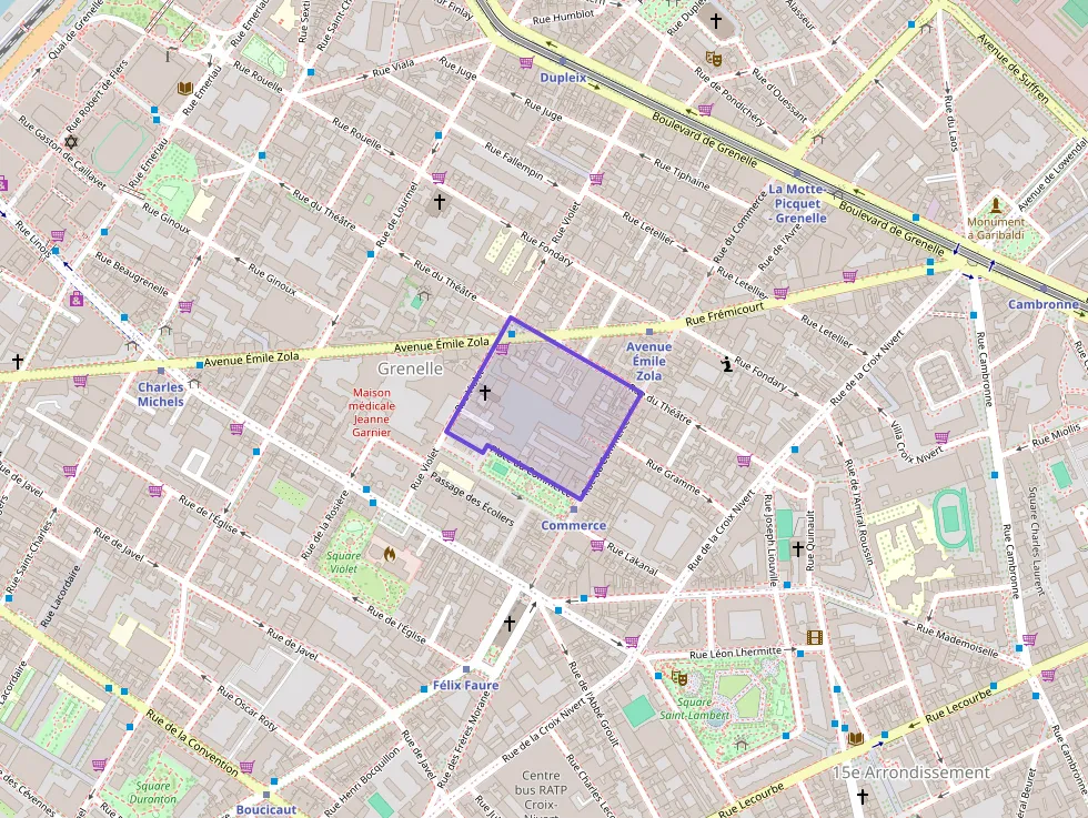 Appartement 23 m² une piece à vendre à Paris 15e Arrondissement