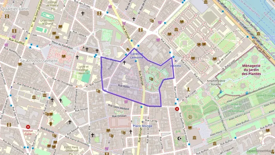 Appartement 35 m² trois pièces à vendre à Paris 5e Arrondissement