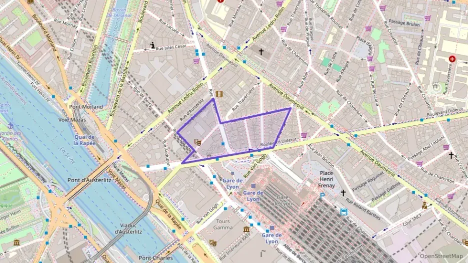 Appartement 98 m² quatre pièces à vendre à Paris 12e Arrondissement