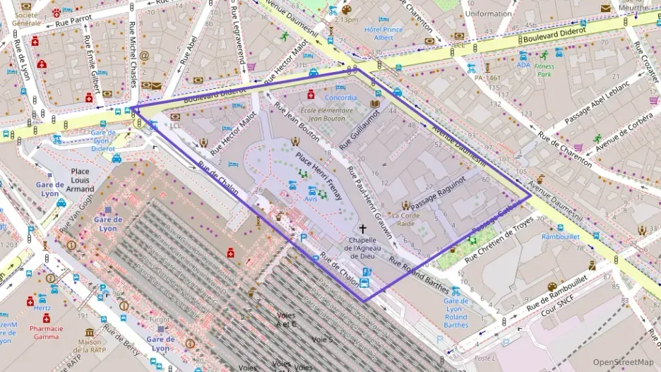 Appartement 72 m² quatre pièces à vendre à Paris 12e Arrondissement