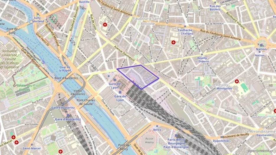 Appartement 72 m² quatre pièces à vendre à Paris 12e Arrondissement