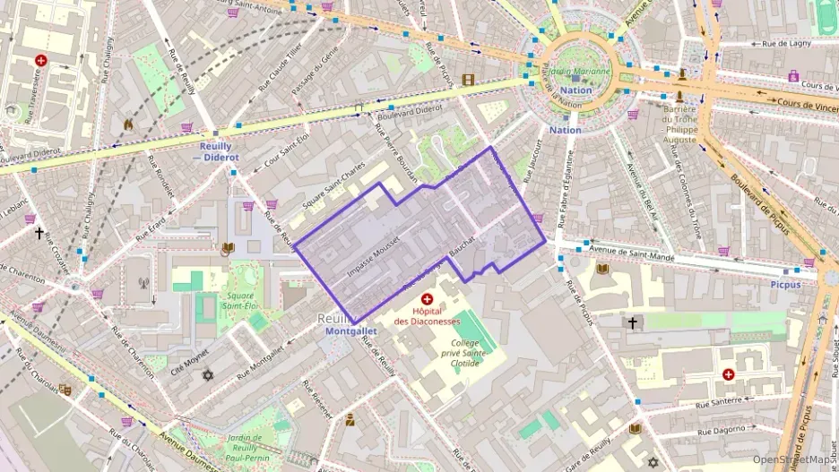 Appartement 92 m² quatre pièces à vendre à Paris 12e Arrondissement
