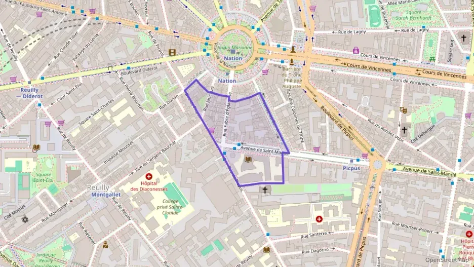 Appartement 71 m² quatre pièces à vendre à Paris 12e Arrondissement