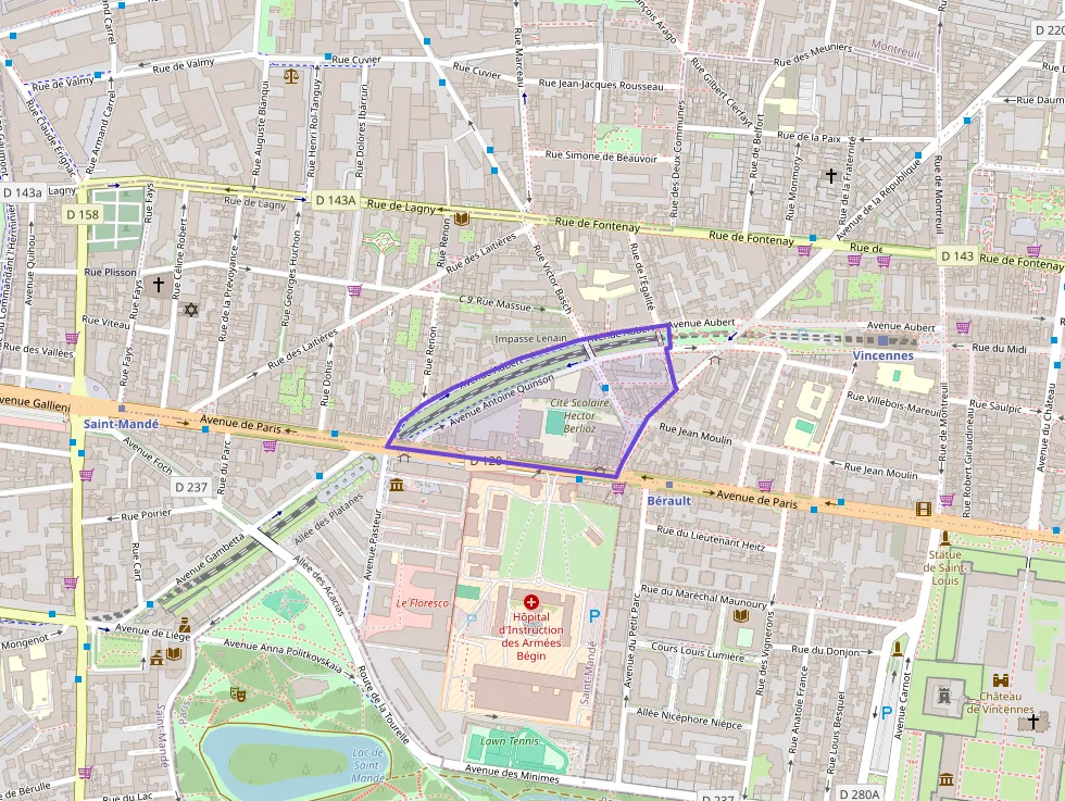 Appartement 82 m² quatre pièces à vendre à Vincennes