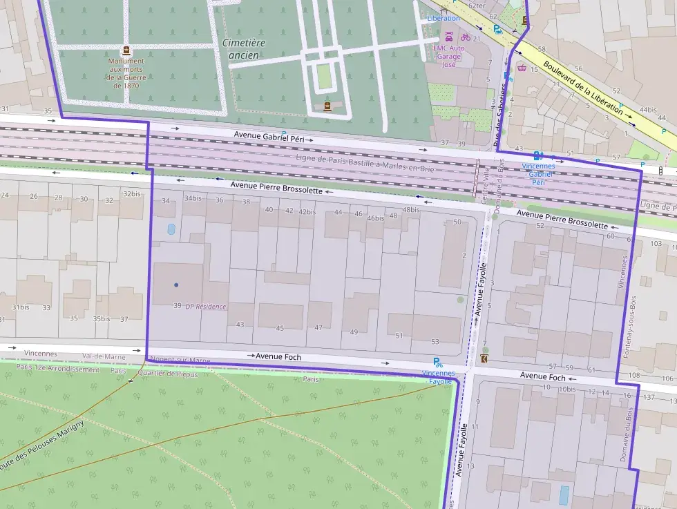 Appartement 61 m² deux pieces à vendre à Vincennes