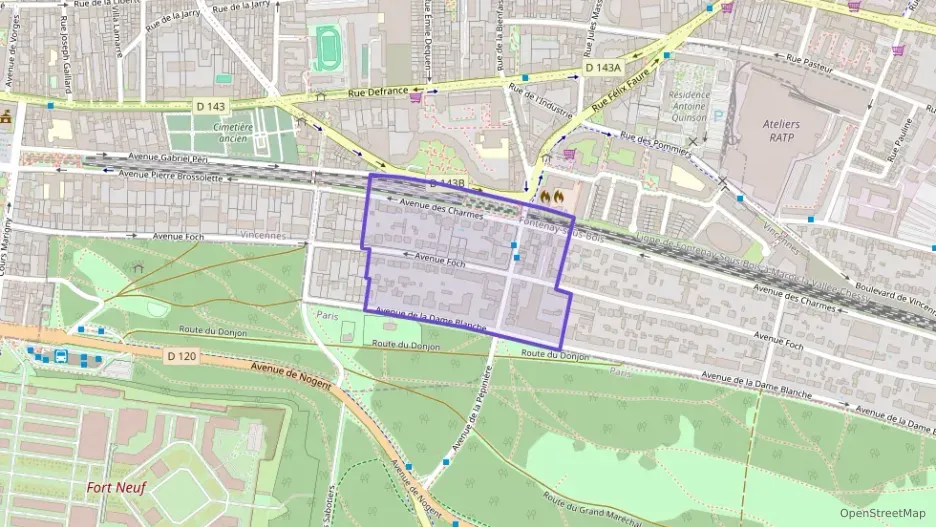 Appartement 90 m² quatre pièces à vendre à Fontenay-sous-Bois