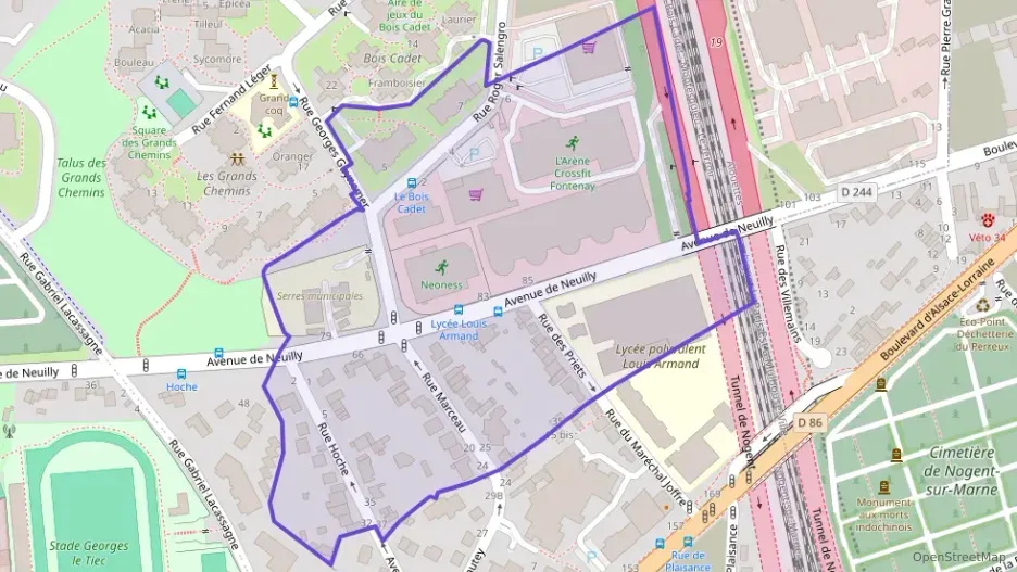 Appartement 97 m² quatre pièces à vendre à Fontenay-sous-Bois