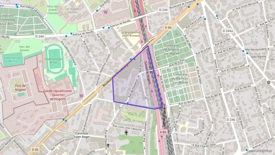 Appartement 50 m² trois pièces à vendre à Nogent-sur-Marne