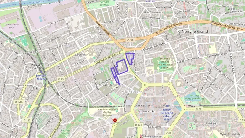 Appartement 64 m² trois pièces à vendre à Noisy-le-Grand