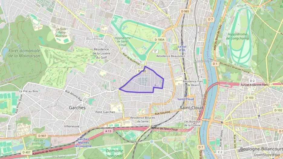 Appartement 47 m² deux pieces à vendre à Saint-Cloud Appartement 47 m² deux pieces à vendre à Saint-Cloud