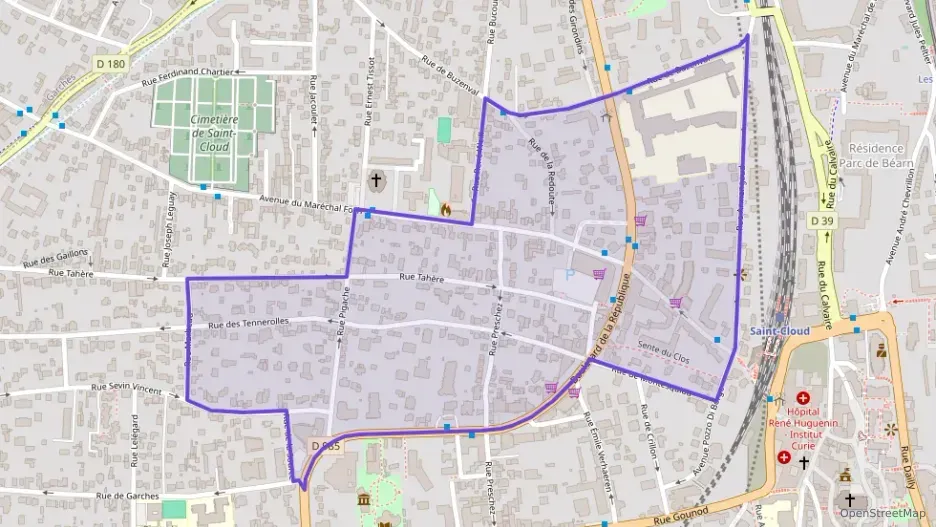 Appartement 92 m² quatre pièces à vendre à Saint-Cloud