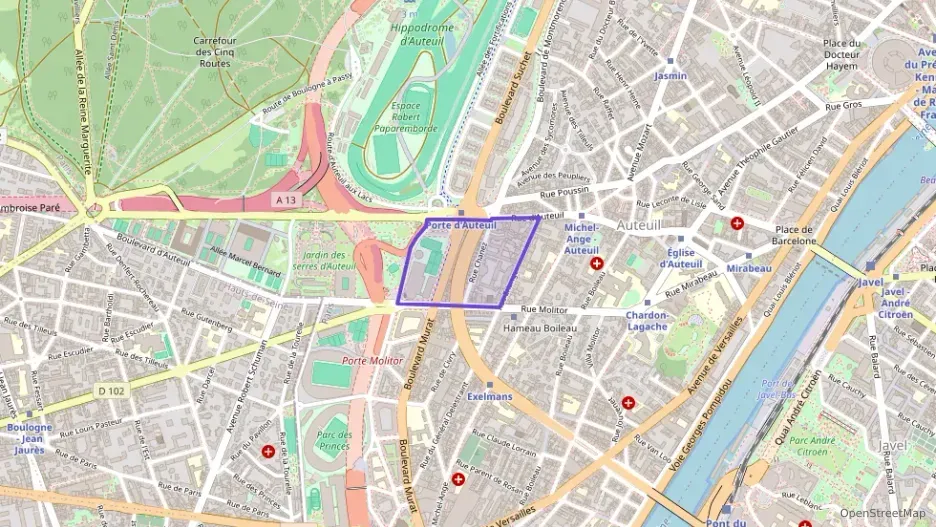 Appartement 99 m² quatre pièces à vendre à Paris 16e Arrondissement