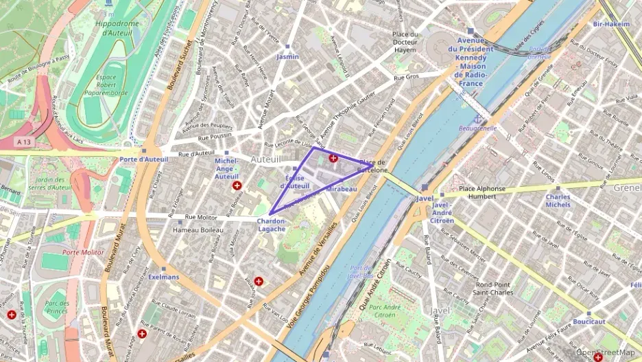 Appartement 92 m² quatre pièces à vendre à Paris 16e Arrondissement