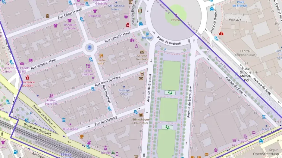 Appartement 47 m² trois pièces à vendre à Paris 15e Arrondissement