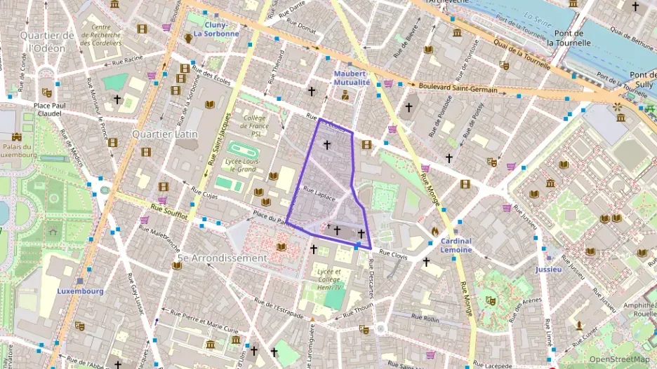 Appartement 80 m² quatre pièces à vendre à Paris 5e Arrondissement Appartement 80 m² quatre pièces à vendre à Paris 5e Arrondissement