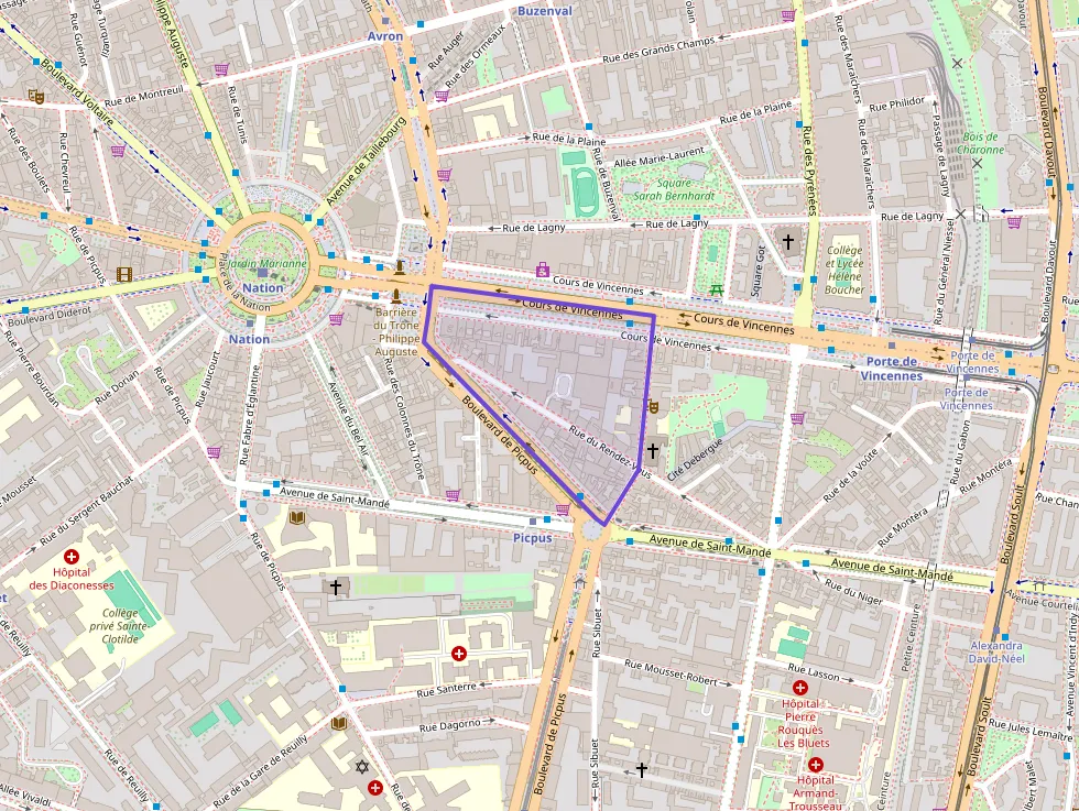 Appartement 40 m² deux pieces à vendre à Paris 12e Arrondissement