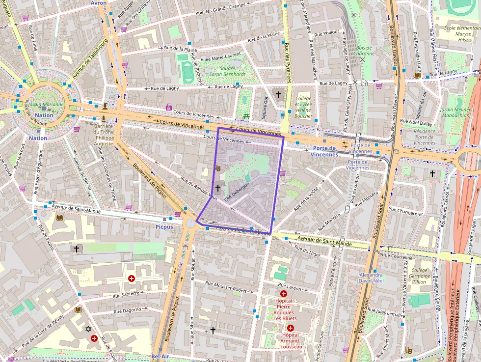 Appartement 40 m² deux pieces à vendre à Paris 12e Arrondissement