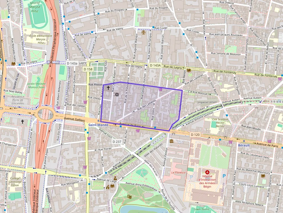 Appartement 60 m² deux pieces à vendre à Vincennes