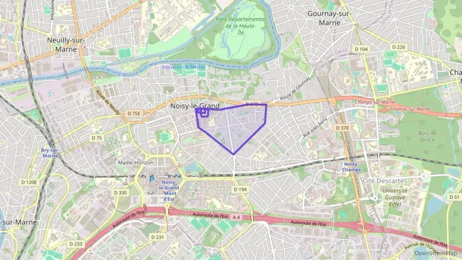 Appartement 50 m² trois pièces à vendre à Noisy-le-Grand