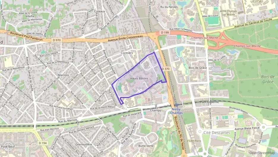 Appartement 57 m² trois pièces à vendre à Noisy-le-Grand