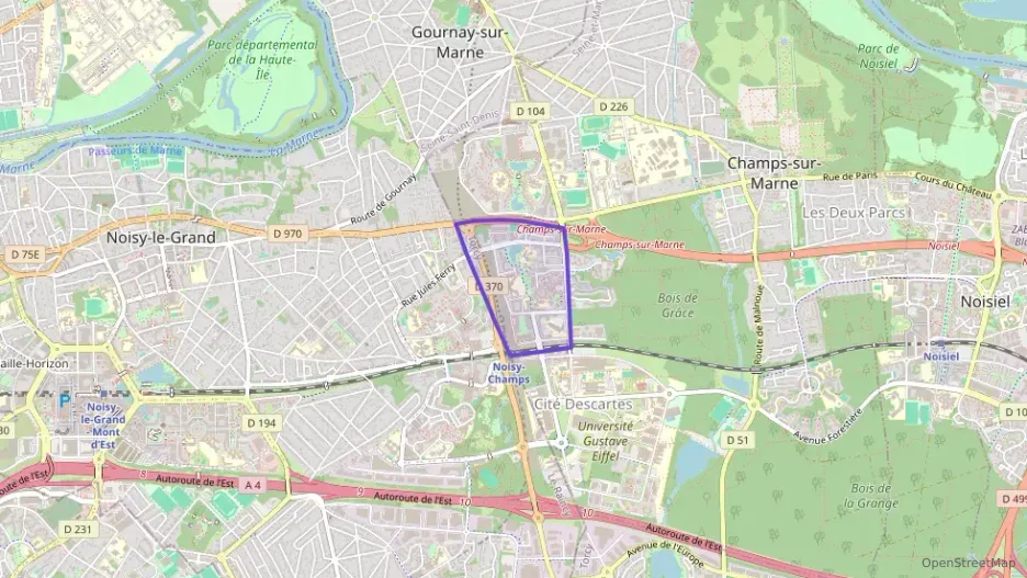 Appartement 41 m² une piece à vendre à Champs-sur-Marne