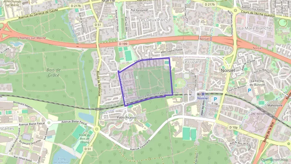 Appartement 59 m² trois pièces à vendre à Champs-sur-Marne
