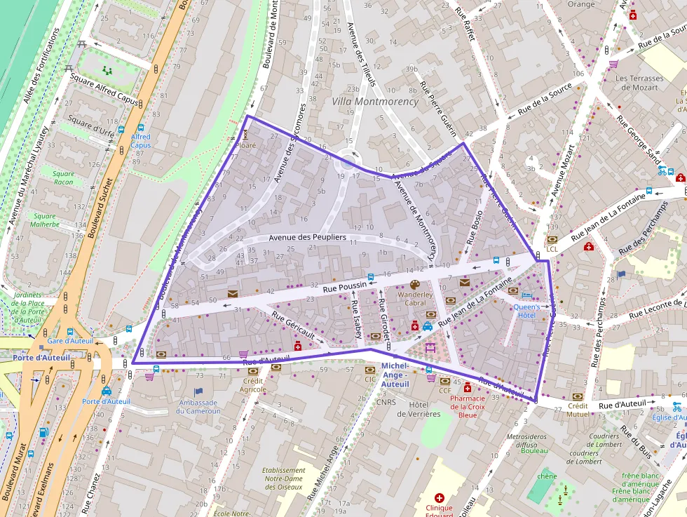 Appartement 105 m² quatre pièces à vendre à Paris 16e Arrondissement