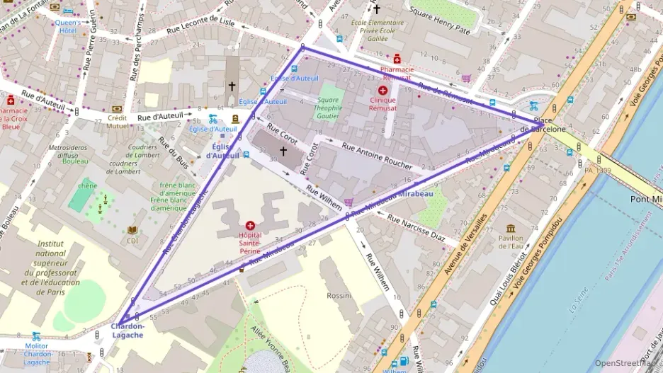 Appartement 73 m² deux pieces à vendre à Paris 16e Arrondissement Appartement 73 m² deux pieces à vendre à Paris 16e Arrondissement