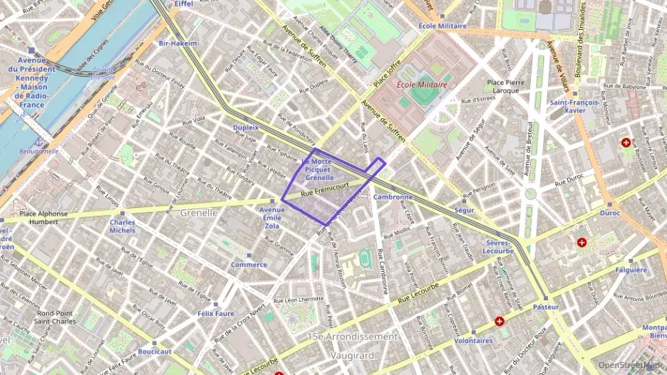 Appartement 61 m² trois pièces à vendre à Paris 15e Arrondissement