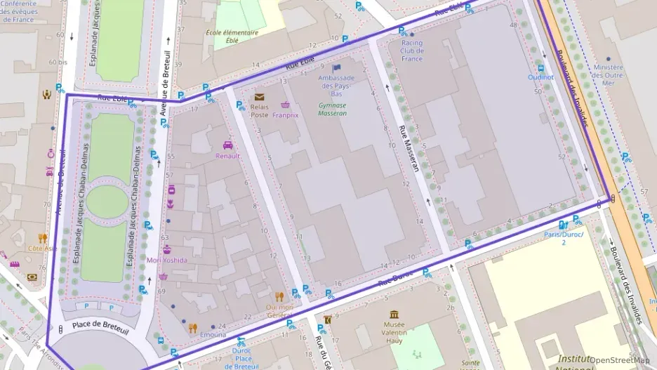 Appartement 66 m² deux pieces à vendre à Paris 7e Arrondissement