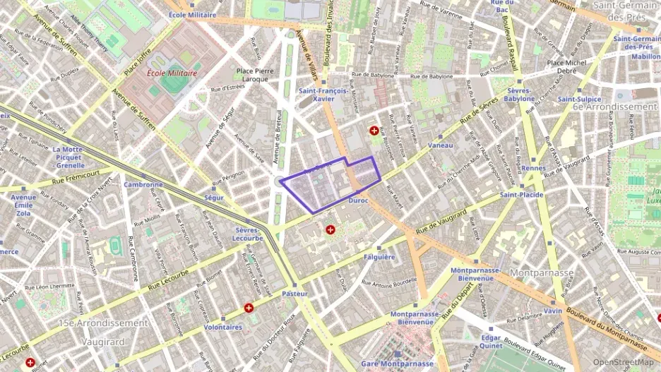 Appartement 90 m² trois pièces à vendre à Paris 7e Arrondissement