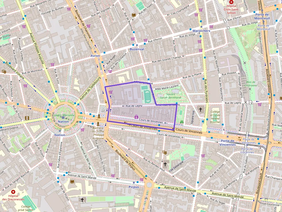 Appartement 36 m² deux pieces à vendre à Paris 20e Arrondissement