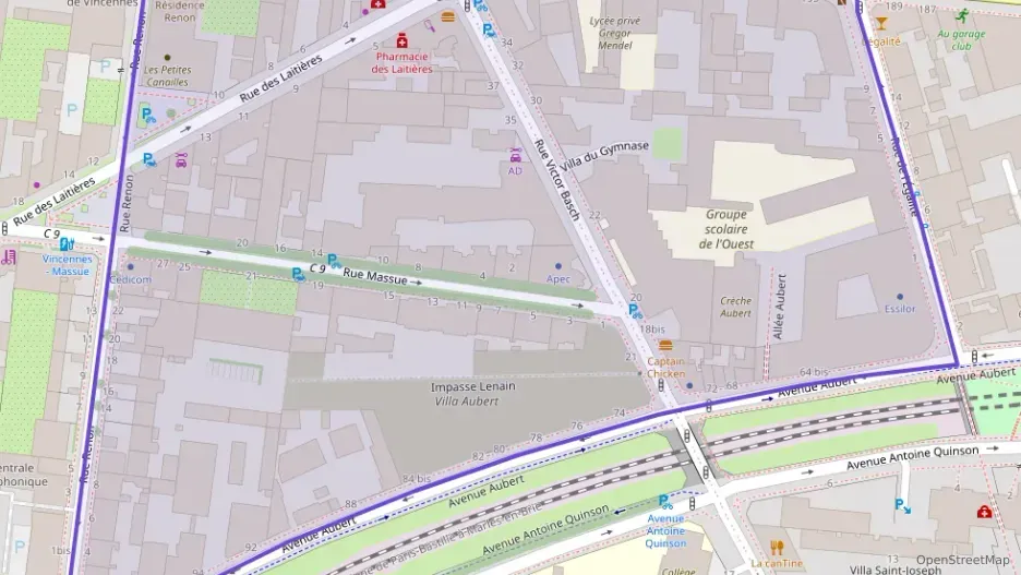 Appartement 47 m² trois pièces à vendre à Vincennes