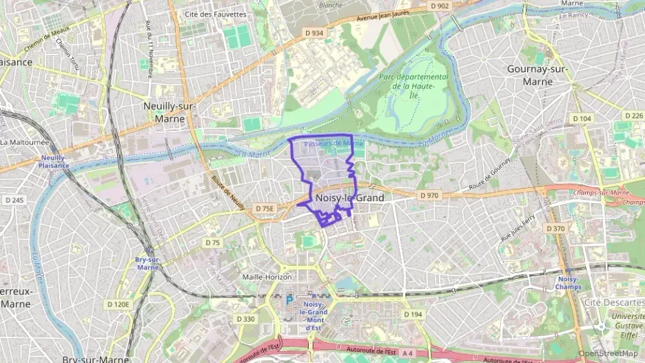 Appartement 59 m² trois pièces à vendre à Noisy-le-Grand