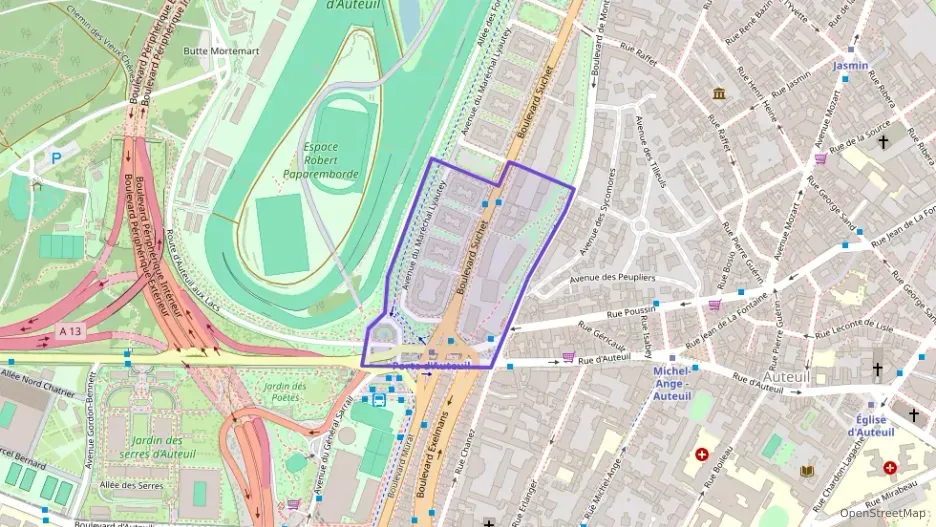Appartement 48 m² deux pieces à vendre à Paris 16e Arrondissement