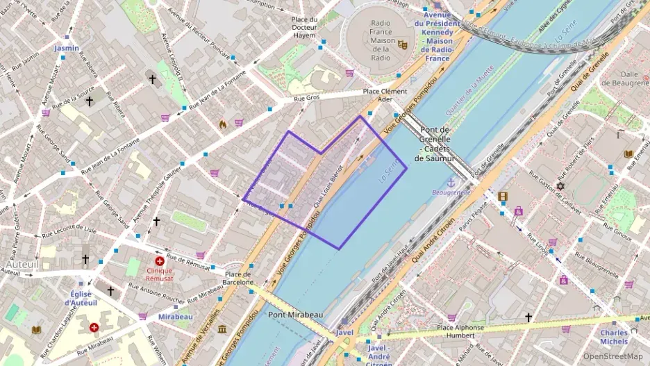 Appartement 37 m² deux pieces à vendre à Paris 16e Arrondissement