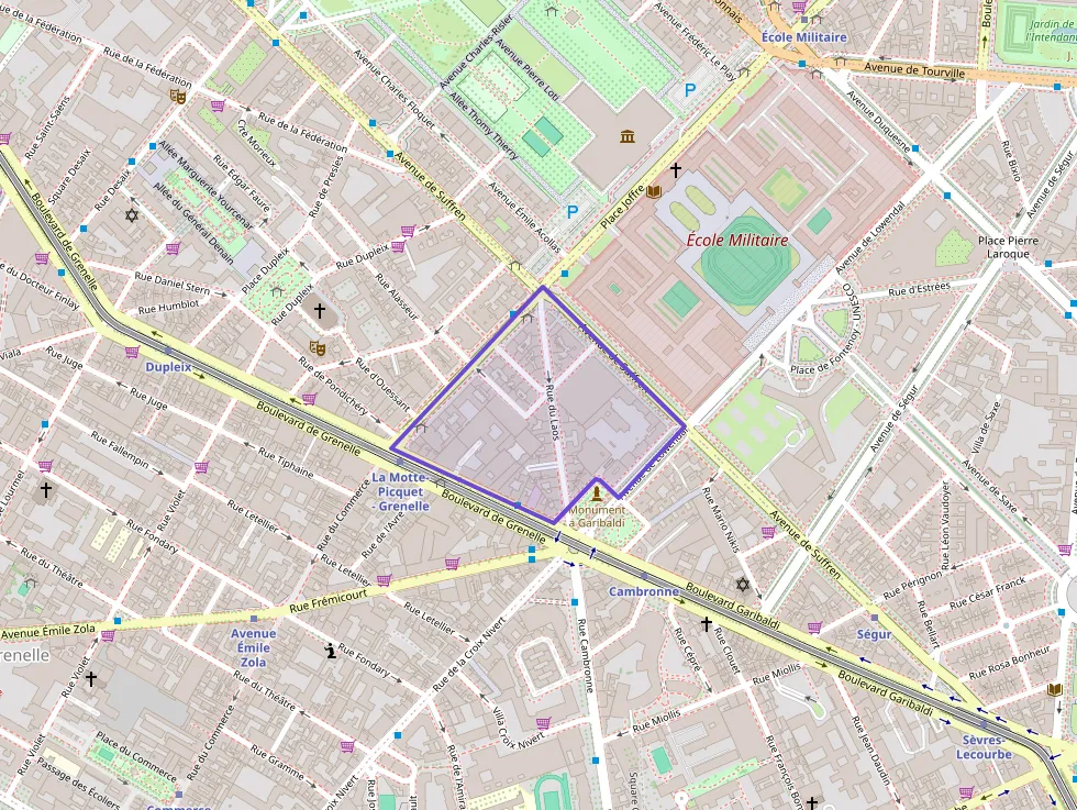 Appartement 53 m² trois pièces à vendre à Paris 15e Arrondissement