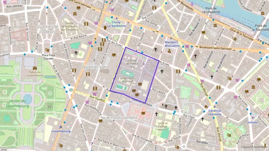 Appartement 37 m² deux pieces à vendre à Paris 5e Arrondissement