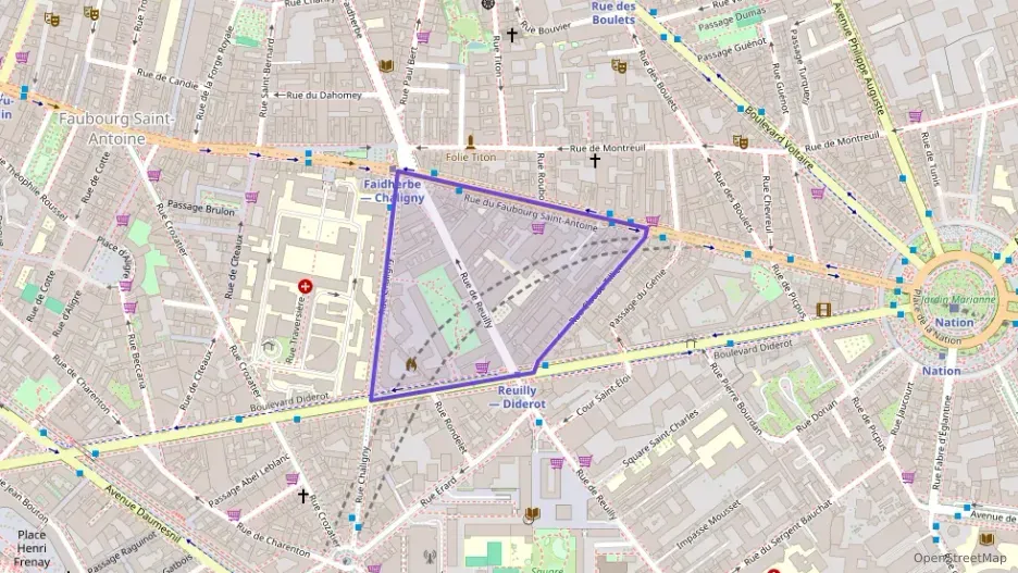 Appartement 36 m² deux pieces à vendre à Paris 12e Arrondissement