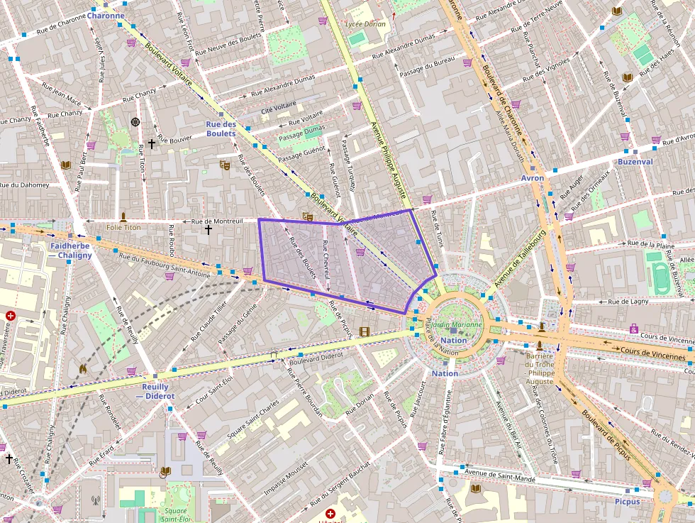 Appartement 71 m² trois pièces à vendre à Paris 11e Arrondissement