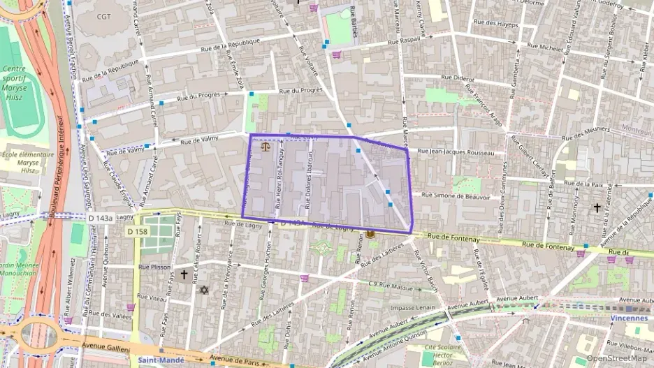 Appartement 49 m² trois pièces à vendre à Montreuil