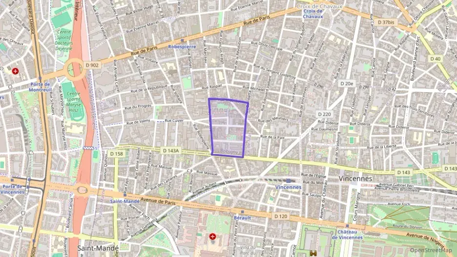 Appartement 63 m² quatre pièces à vendre à Montreuil