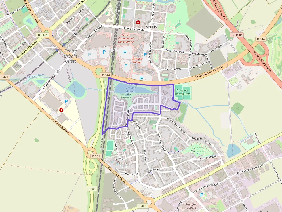 Appartement 56 m² trois pièces à vendre à Serris