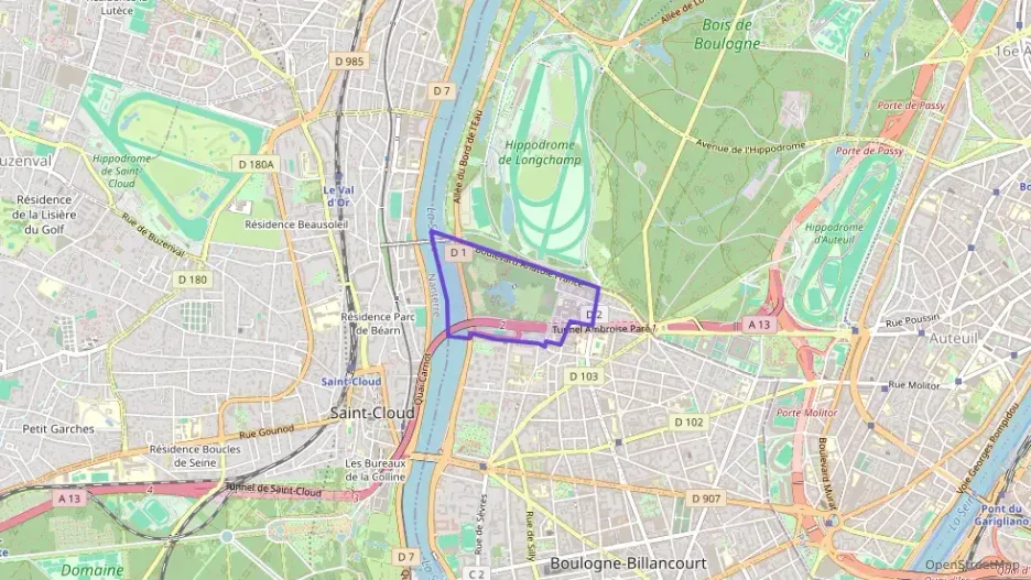 Appartement 47 m² deux pieces à vendre à Boulogne-Billancourt