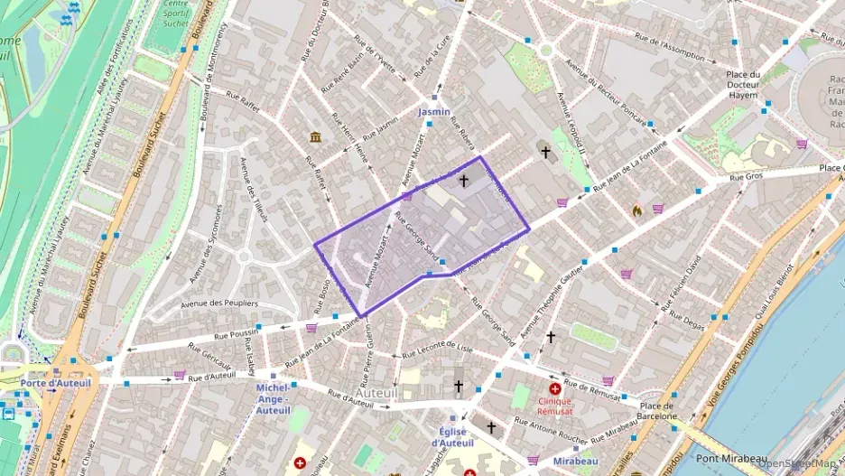Appartement 83 m² quatre pièces à vendre à Paris 16e Arrondissement