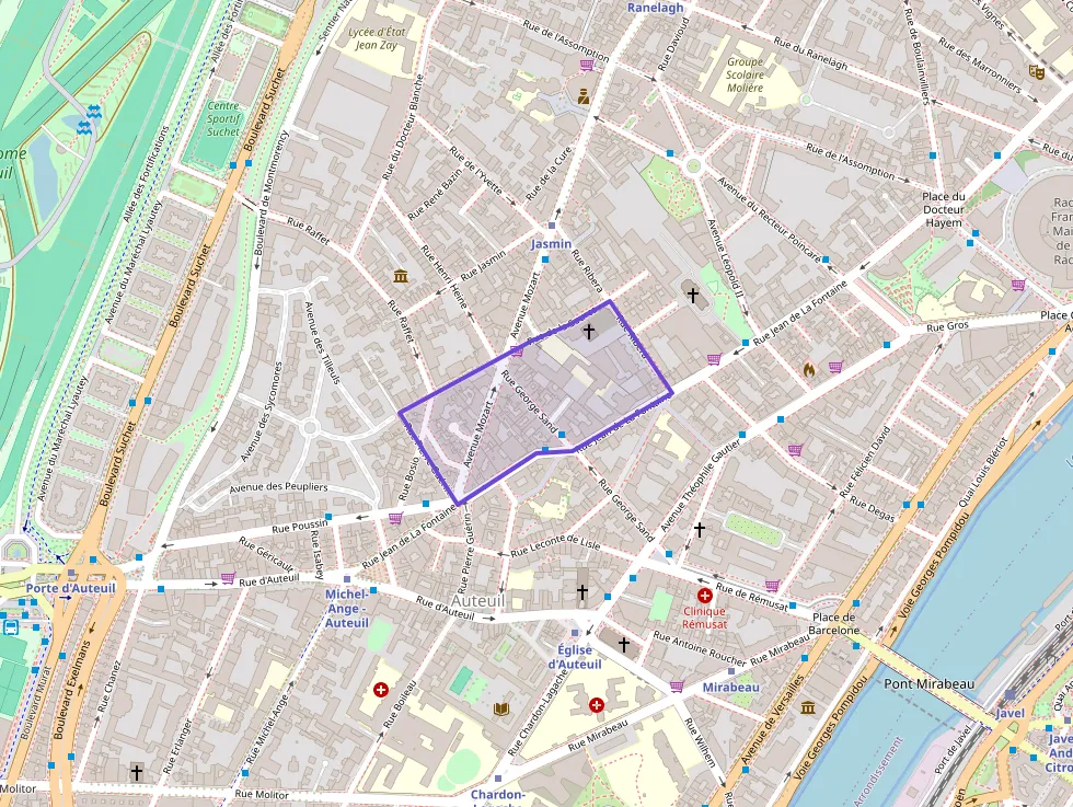 Appartement 30 m² une piece à vendre à Paris 16e Arrondissement