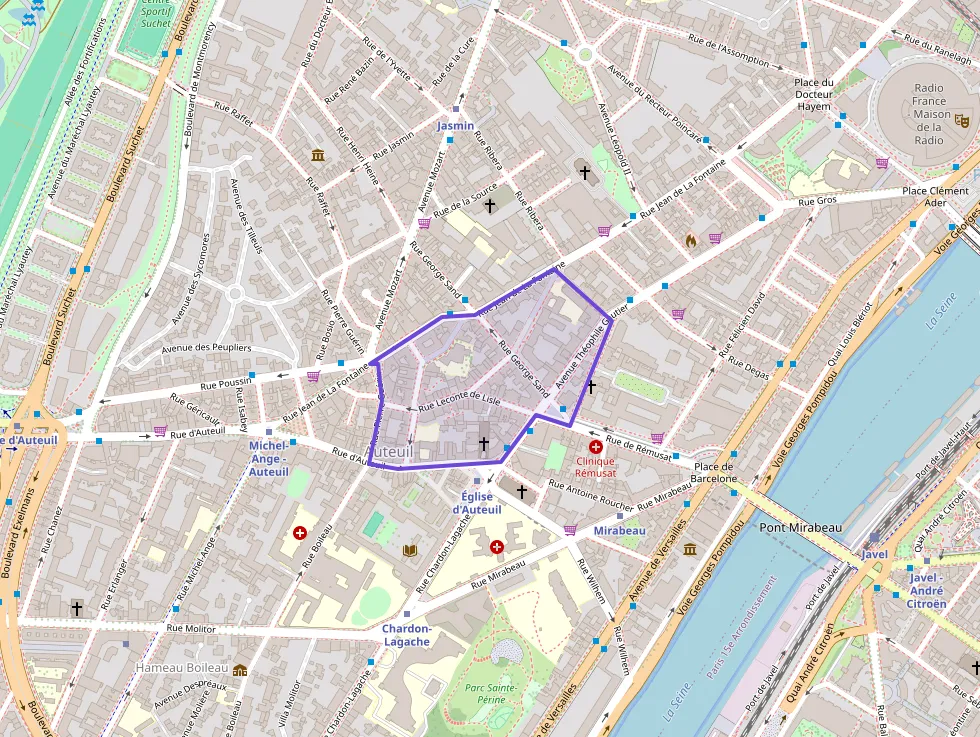 Appartement 26 m² une piece à vendre à Paris 16e Arrondissement